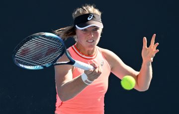 Olivia Gadecki in action. Picture: Tennis Australia