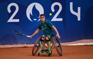 Anderson Parker at the Paris 2024 Paralympic Games. Picture: ITF