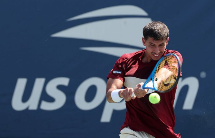 Alexei Popyrin in action at US Open 2024. Picture: Getty Images