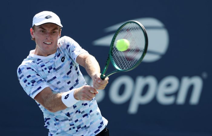 Tristan Schoolkate in action at US Open 2024. Picture: Getty Images