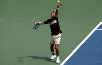 Rinky Hijikata in action at US Open 2024. Picture: Getty Images