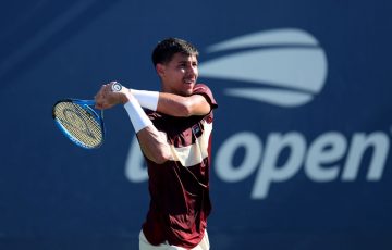 Alexei Popyrin in action at US Open 2024. Picture: Getty Images