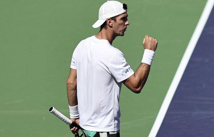 Thanasi Kokkinakis in action. Photo: Getty Images