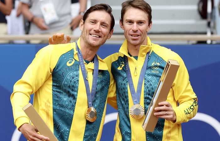 Matt Ebden and John Peers are crowned champions at the Paris 2024 Olympic Games; Getty Images