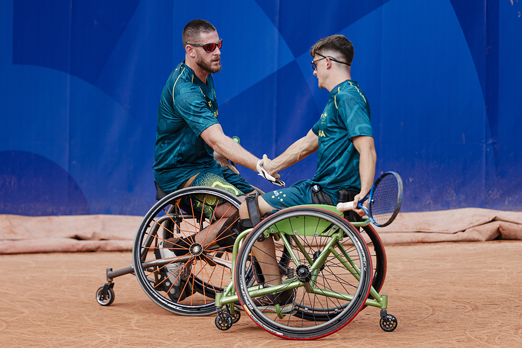 Australian duo proud despite doubles exit at Paris 2024 Paralympic Games