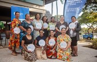 Participants at the Pacific Women Leaders in Tennis workshop in Fiji. Picture: Tennis Australia