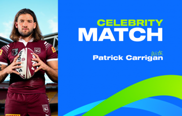 Celebrity Match with Patrick Carrigan