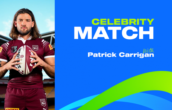 Celebrity Match with Patrick Carrigan