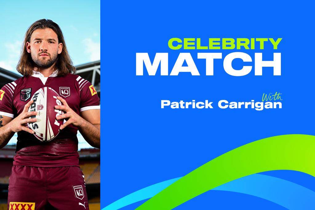 Celebrity Match with Patrick Carrigan