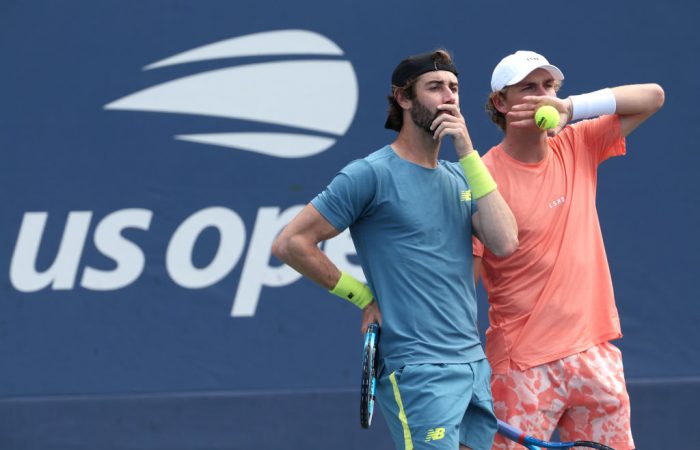 Jordan Thompson and Max Purcell at US Open 2024. Picture: Getty Images