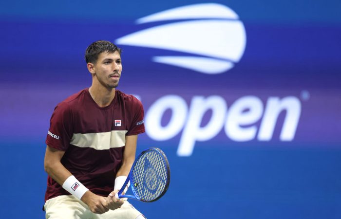 Alexei Popyrin in action at US Open 2024. Picture: Getty Images