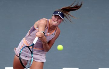 Olivia Gadecki in action at Guadalajara. Picture: Getty Images