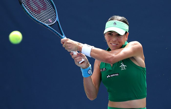 Ajla Tomljanovic in action. Photo: Getty Images