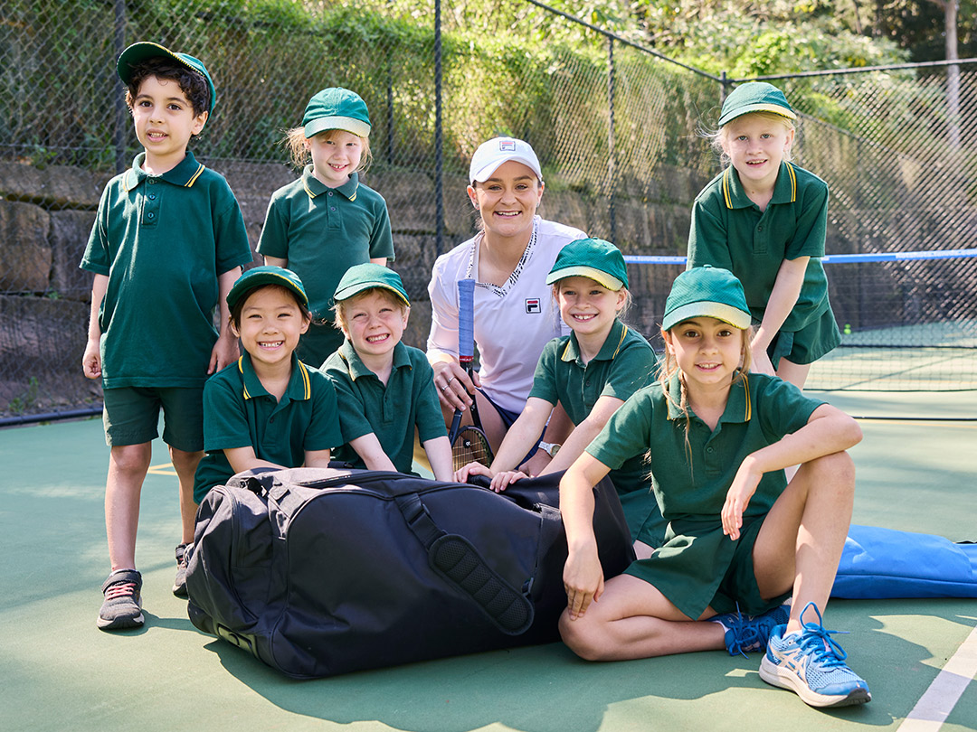 Ash Barty launches tennis challenge to inspire next generation of players