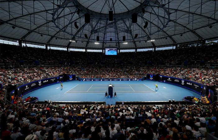 Australia packed out Ken Rosewall Arena at the United Cup in 2024. (Getty Images)