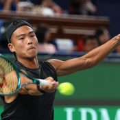 Li Tu in action during Shanghai Masters qualifying. (Getty Images)