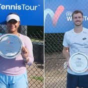 Destanee Aiava and Blake Ellis (Tennis Queensland)