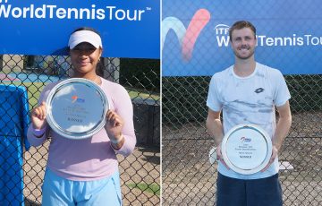 Destanee Aiava and Blake Ellis (Tennis Queensland)