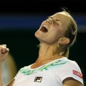 Jelena Dokic in action at Australian Open 2009. [Getty Images]