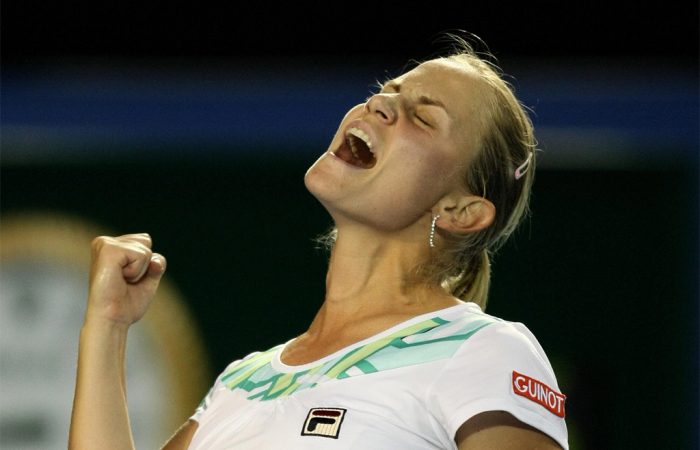 Jelena Dokic in action at Australian Open 2009. [Getty Images]