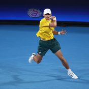 Alex de Minaur triumphs in his first match of the new season at the United Cup in Sydney.