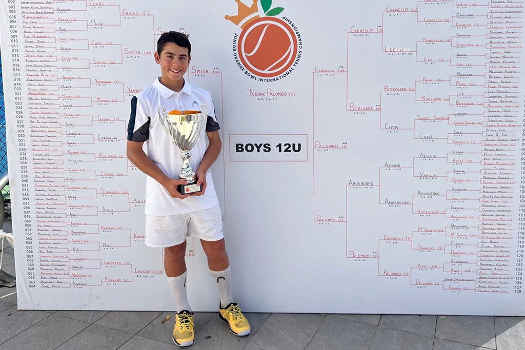 Aussie junior Palombo takes out prestigious Orange Bowl title