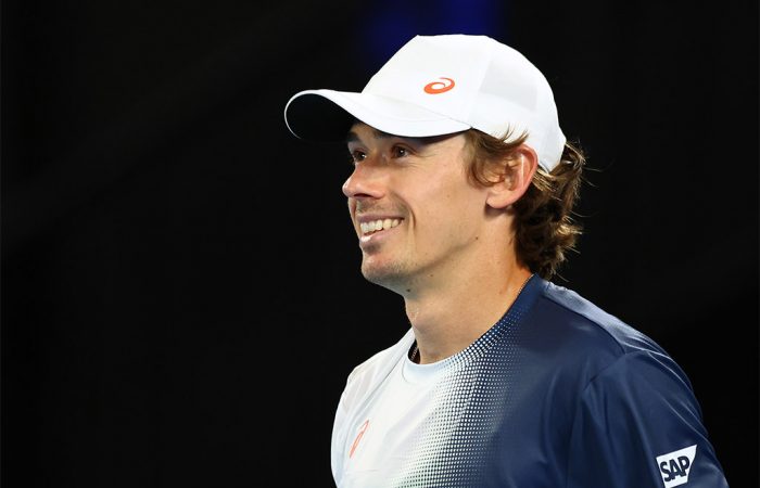 Alex de Minaur is targeting his first Australian Open quarterfinal. [Getty Images]