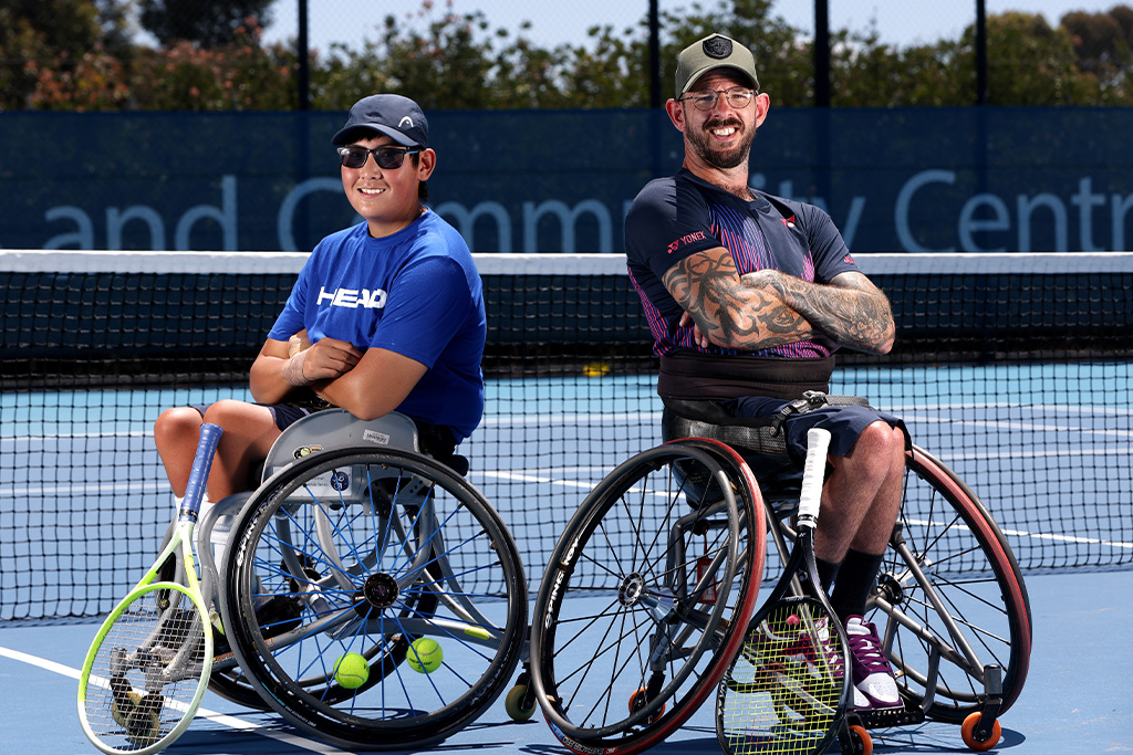 Woodman leads historymaking quad wheelchair contingent at AO 2025 21