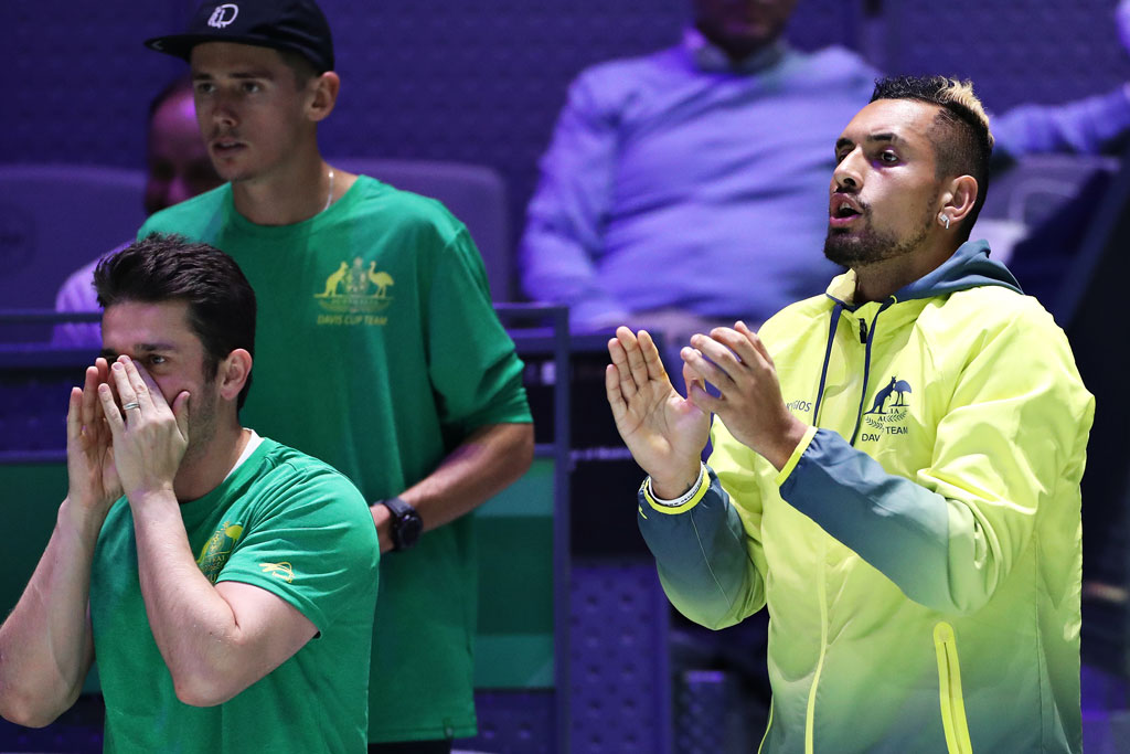 Nick Kyrgios named in Davis Cup team for Australia