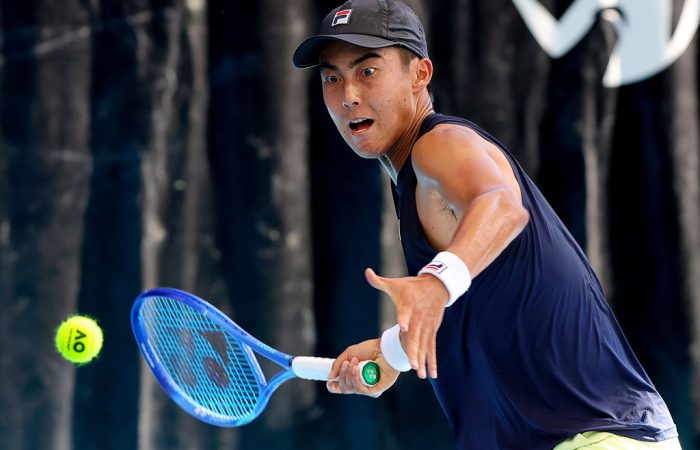 Rinky Hijikata at the Adelaide International; Getty Images 